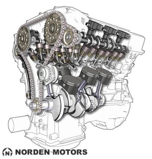 Разбор двигателя бензин 6-х цилиндровый